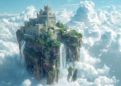 Flying Castle in the sky