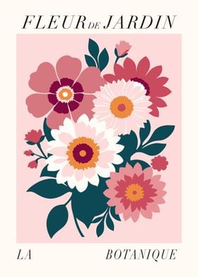 Pink Flowers Art