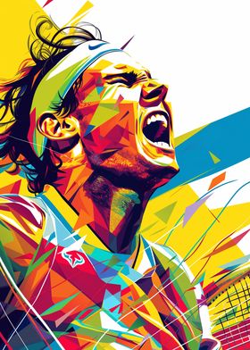 Rafael Nadal Wpap Pop Art