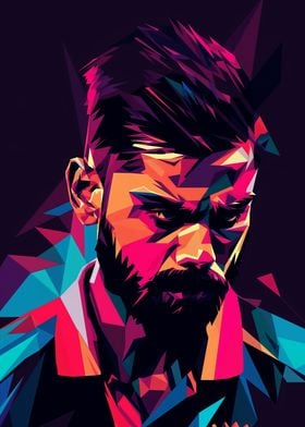 Virat Kohli Wpap Pop Art