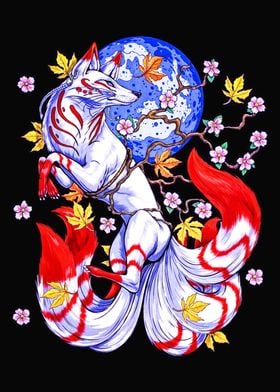 kitsune fox animal