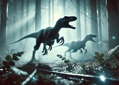 Raptors running