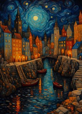 Cityscapes van gogh