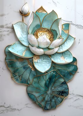 Elegant Lotus Flower
