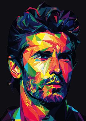 Luis Figo Wpap Pop Art