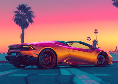 Huracan Spyder Miami Vibe