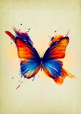 watercolor butterfly