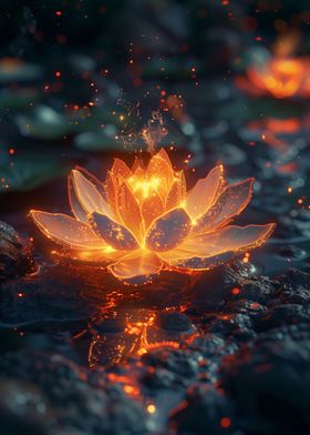 Cosmic Bloom Lotus