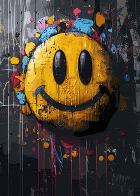 Colorful Smiling Face