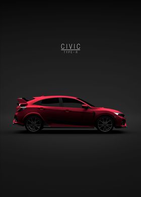 Honda Civic TypeR 2018 red