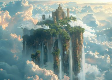 Flying Castle in the sky