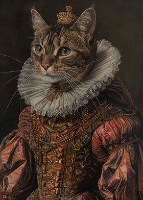 Medieval Cat Portrait