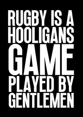 Rugby Quote Art
