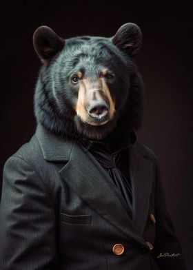 Black Bear Portrait