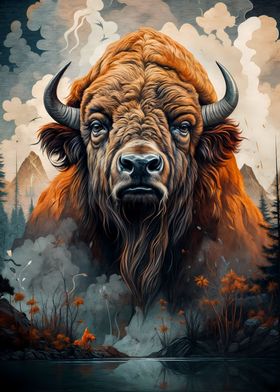 majestic bison