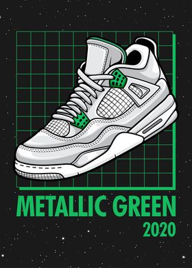 Metallic Green Shoes