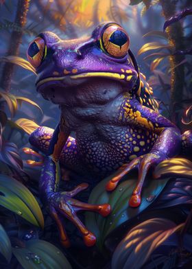 Tropical Purple frog 