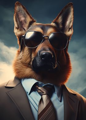 Gentleman German Shepherd