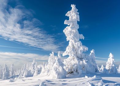 Naturn after a blizzard