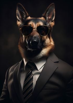 Gentleman German Shepherd