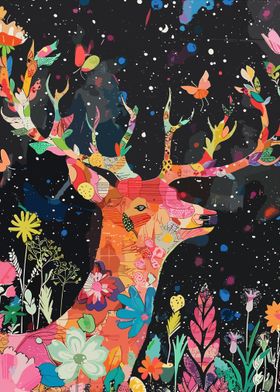 Deer Abstract