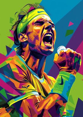 Rafael Nadal Wpap Art