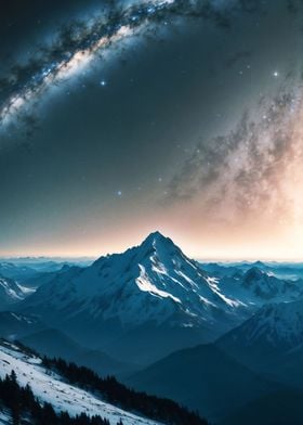 Milky Way Over Himalayas