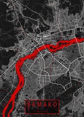 Bamako City Map Oriental