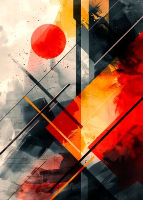 Abstract Geometric Artwork