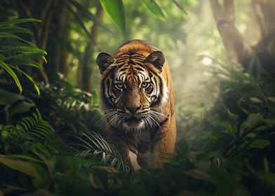 Bengal tiger in the jungle