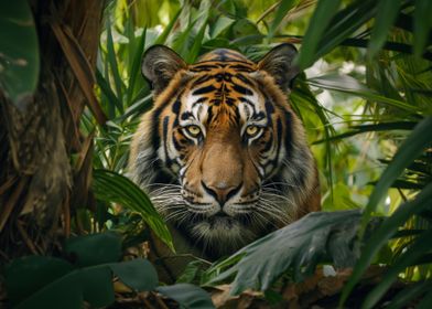 Bengal tiger in the jungle