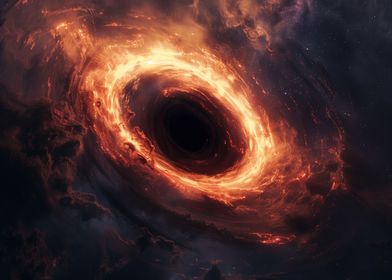 Black Hole In Space