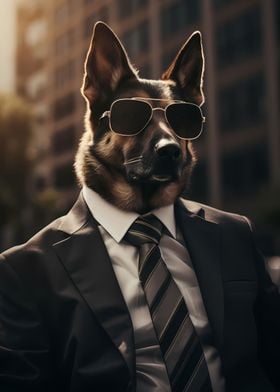 Gentleman German Shepherd