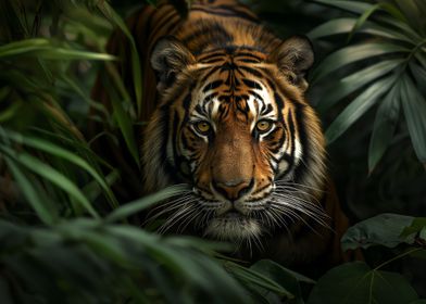 Bengal tiger in the jungle