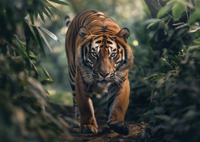 Bengal tiger in the jungle