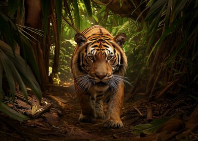 Bengal tiger in the jungle