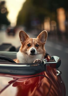 Corgi Car Cabriolet Sun