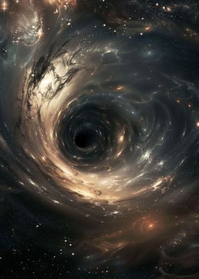 Black Hole In Space