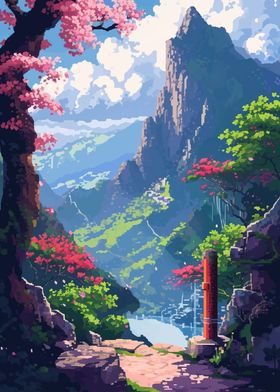 Landscape Pixel art