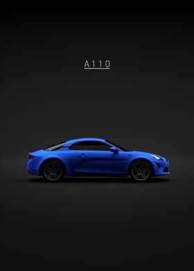 2018 Alpine A110 blue