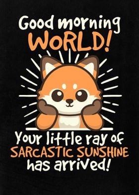 Fox sarcastic sunshine