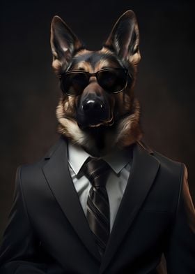 Gentleman German Shepherd