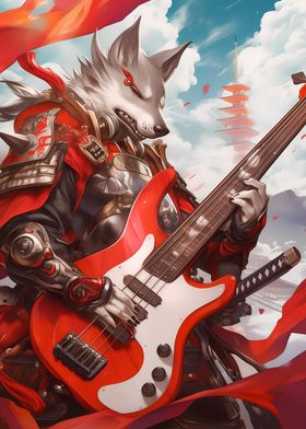 Samurai Bassist Wolf