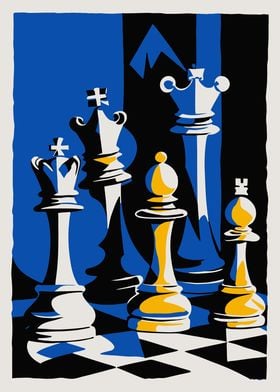 Chess Artwork Poster