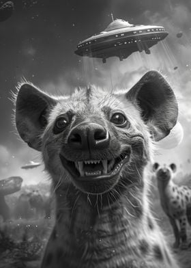 UFO Alien Hyena