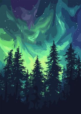 Aurora Forest