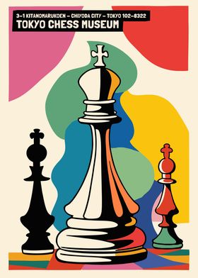 Tokyo Chess Museum Poster