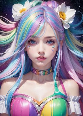 Beautiful Rainbow Girl 2