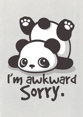 sorry awkward panda