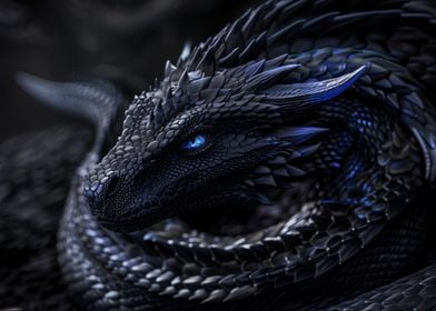 Black Baby Dragon